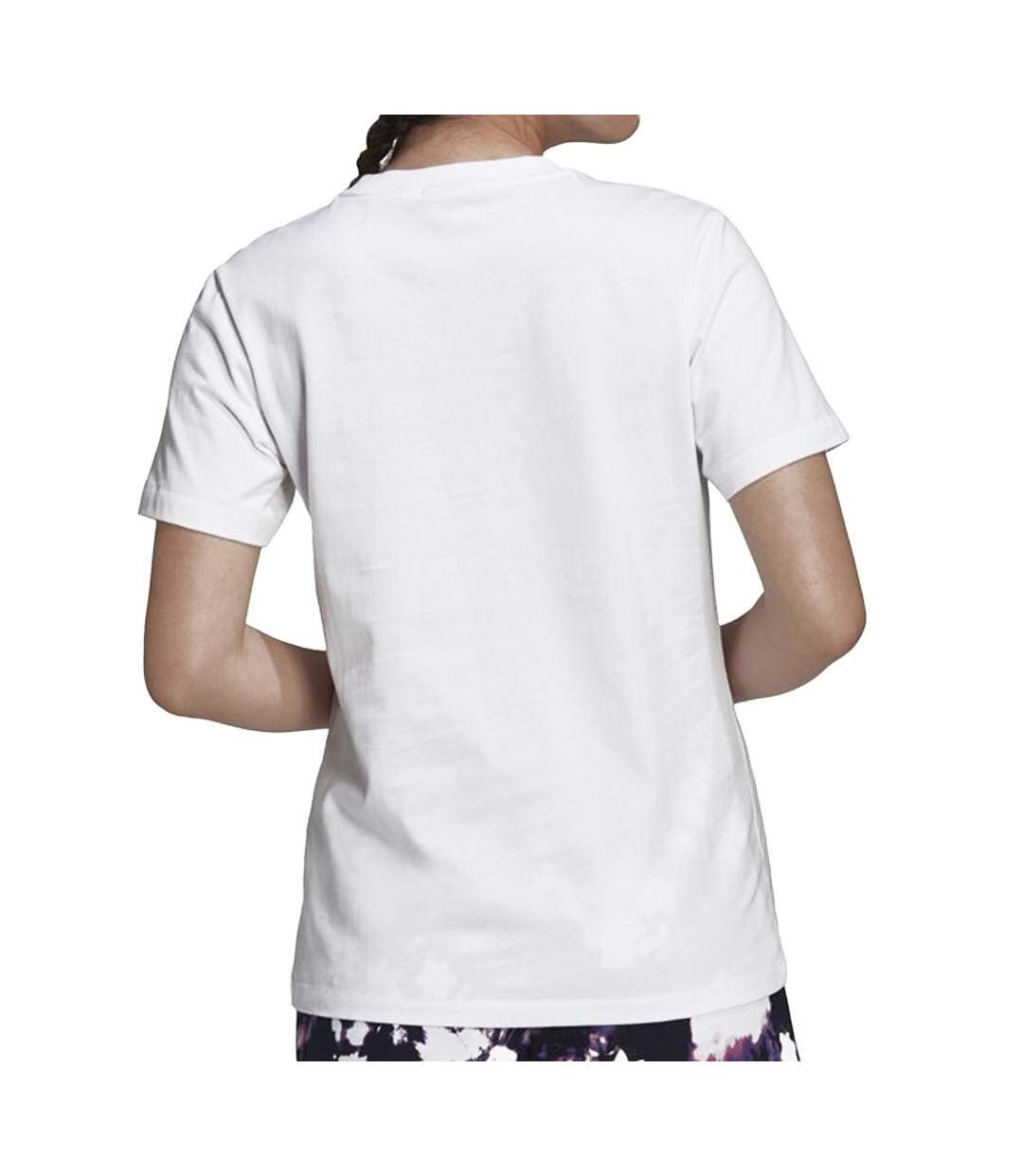 T-shirt Blanc Femme Adidas H20407 - 34