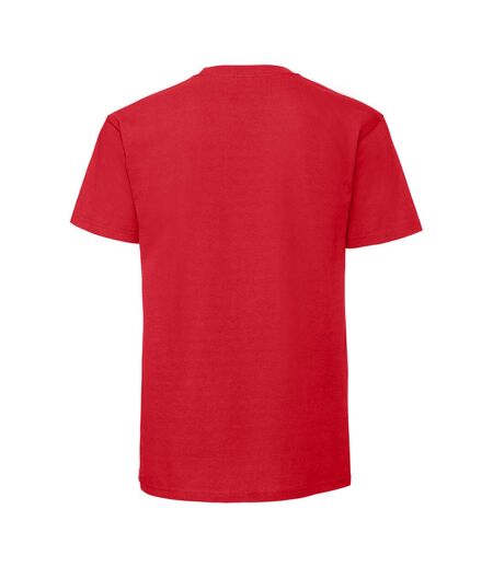Fruit of the Loom Mens Iconic Premium Ringspun Cotton T-Shirt (Red)