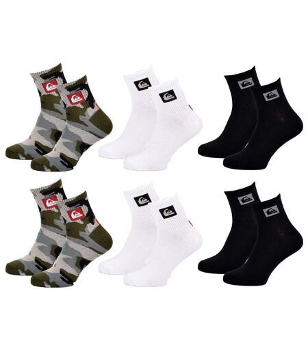 Chaussettes QUIKSILVER QUARTER 6 Pcs 0443