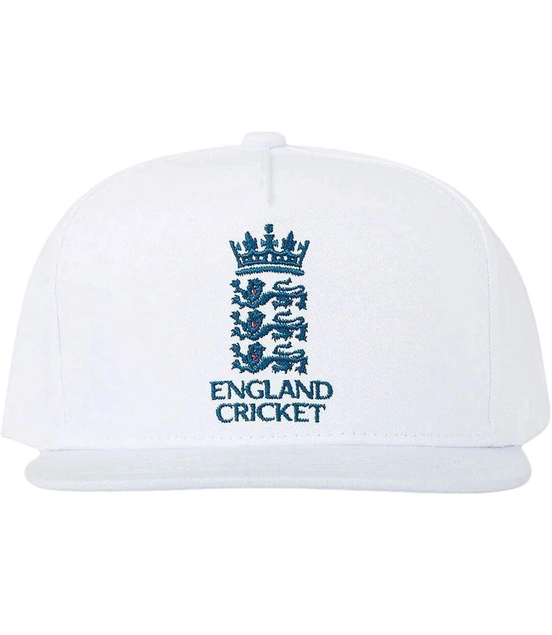 Casquette De Baseball Motif/style Cricket D´angleterre Blanc Castore-1