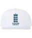 Casquette De Baseball Motif/style Cricket D´angleterre Blanc Castore-1