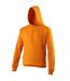 Awdis Unisex College Hooded Sweatshirt / Hoodie (Orange Crush) - UTRW164