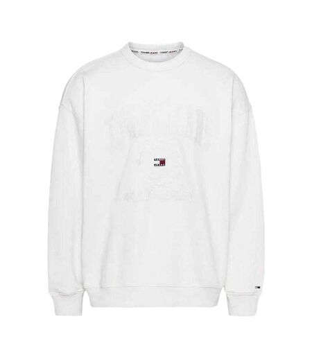 Sweat Homme Blanc Tommy Jeans