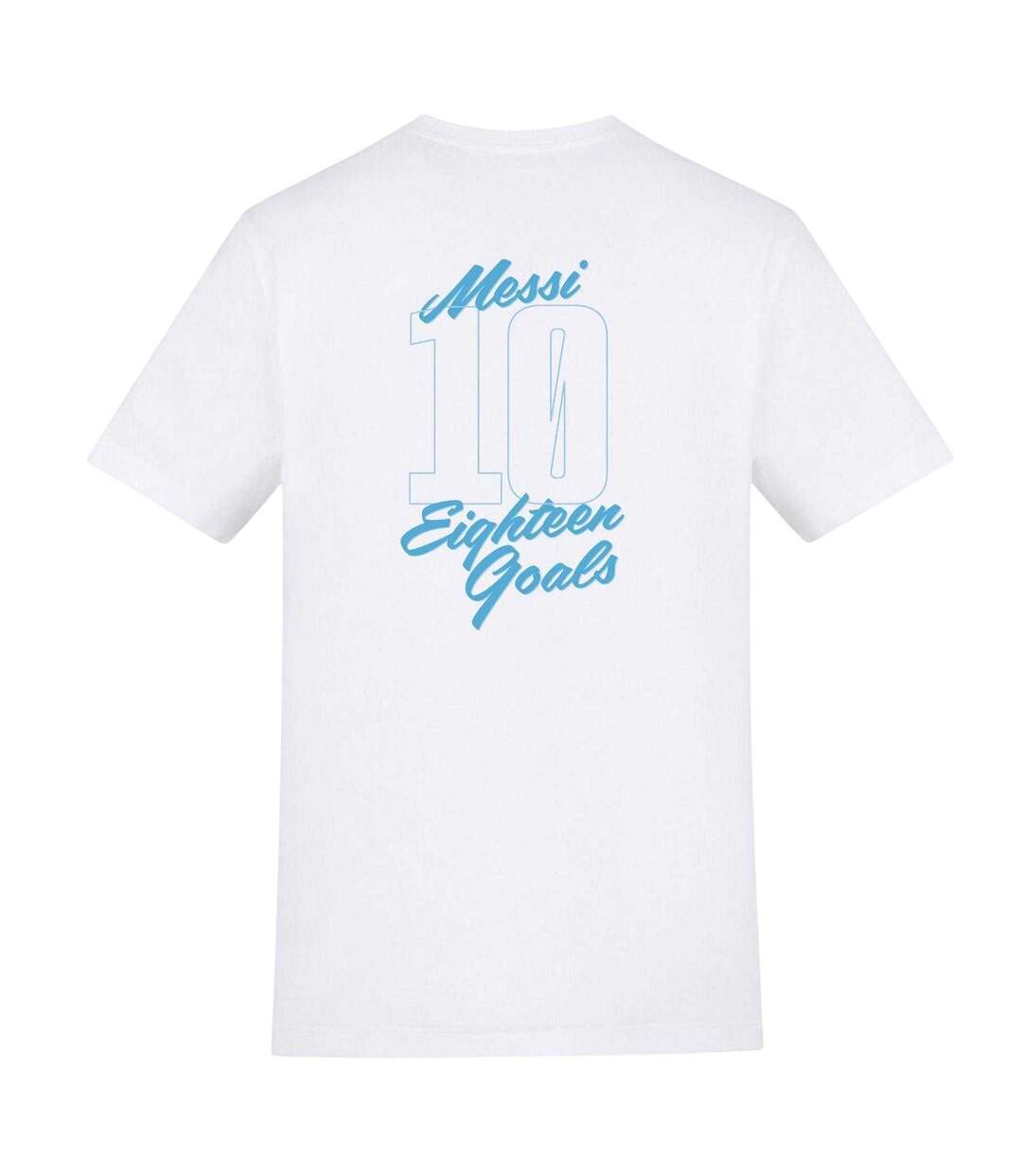 Mens Messi Fan T-shirt White AWD-2