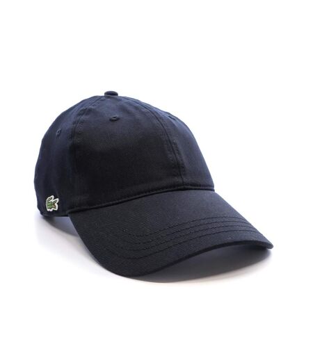 Casquette noire mixte lacoste monochrome cotton twill - taille unique