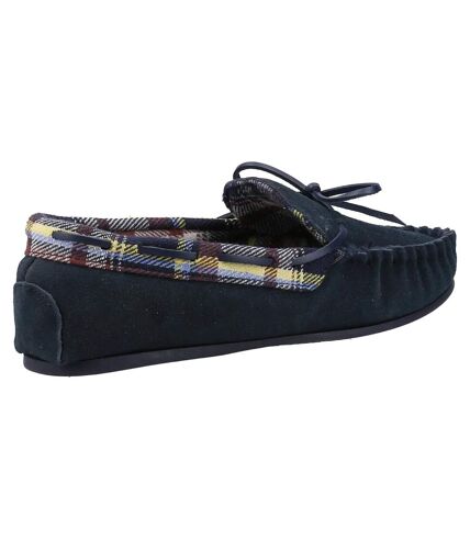 Cotswold Womens/Ladies Chatsworth Suede Moccasins (Navy) - UTFS10169