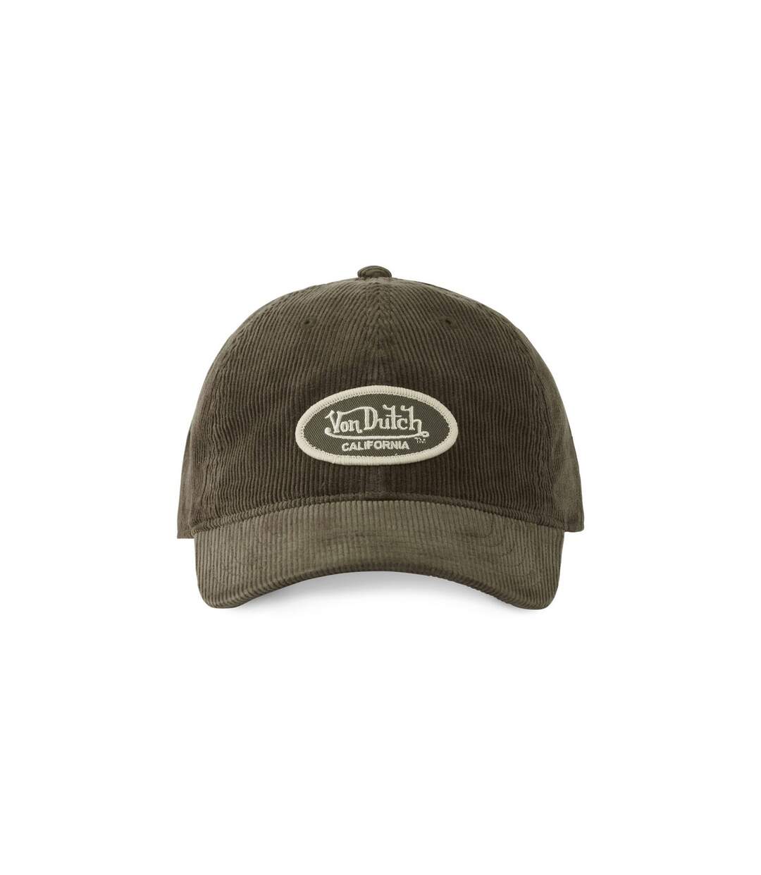 Casquette dad cap adulte en velours avec patch Log Vondutch-2