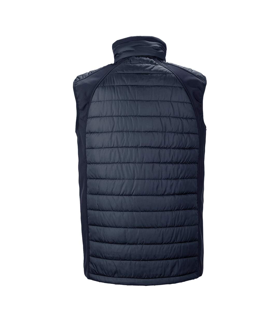 Unisex adult compass softshell gilet navy/grey Result-2