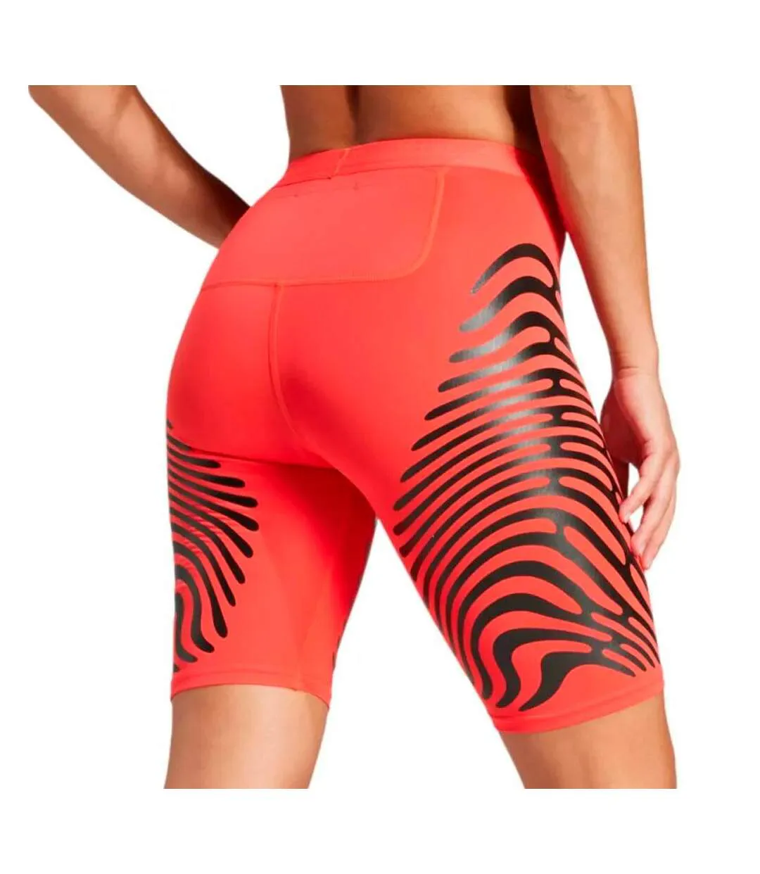Short rouge/noir femme adidas adizero-2