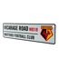Watford FC 3D Plaque (White/Black/Red) (One Size)