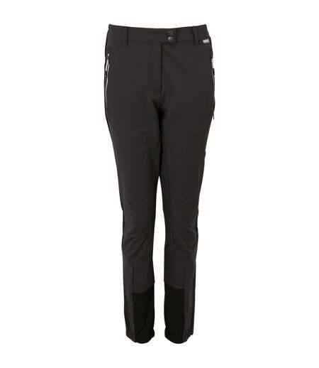 Pantalon De Marche À Taille Semi-élastiquée Mountain Femme Noir Regatta