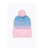 Hype Knitted Speckle Fade Beanie (Blue/Pink)