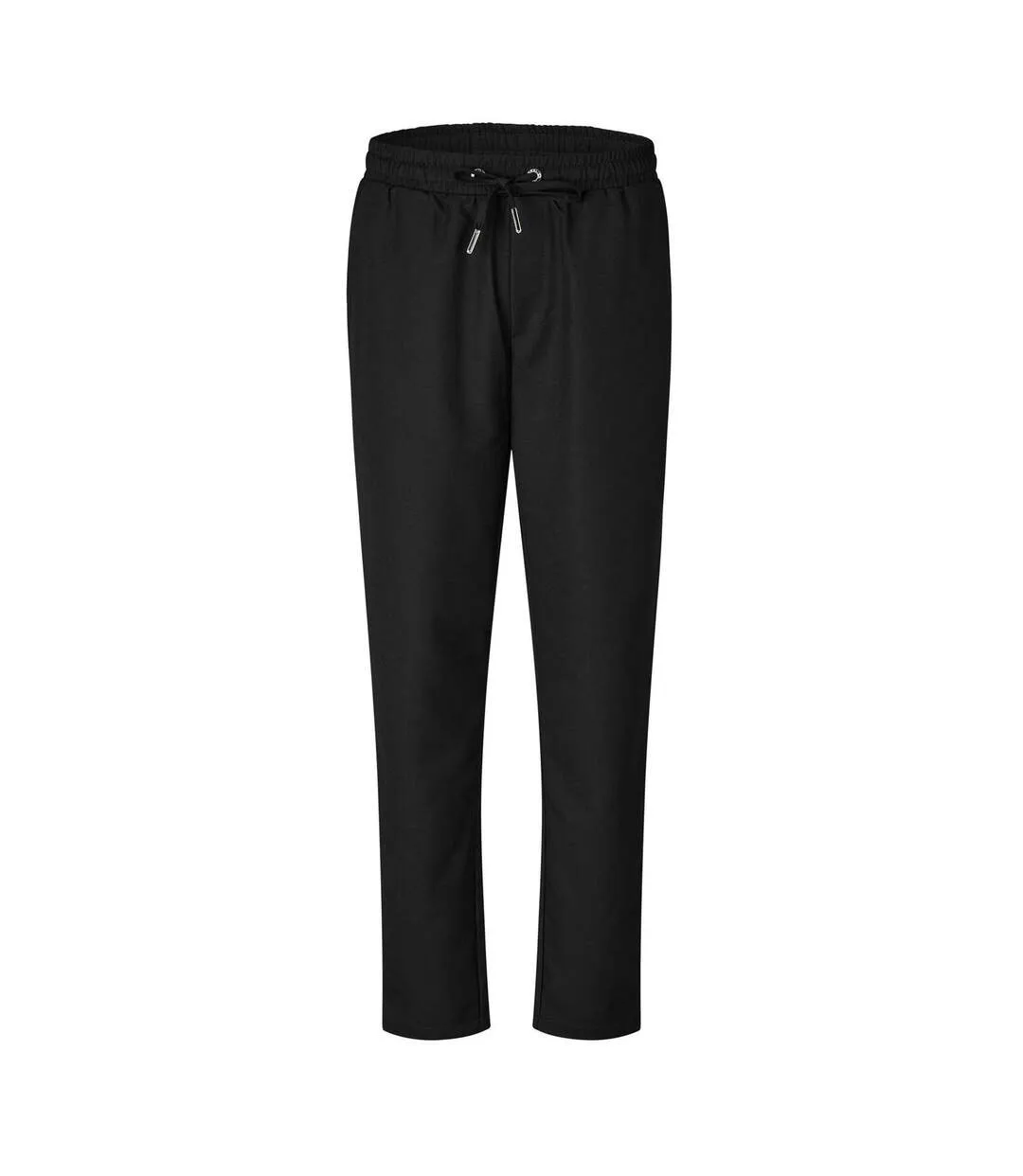 Mens Lightweight Relaxed Fit Trousers Black Belier-1