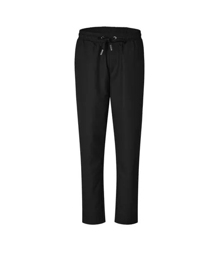 Mens Lightweight Relaxed Fit Trousers Black Belier