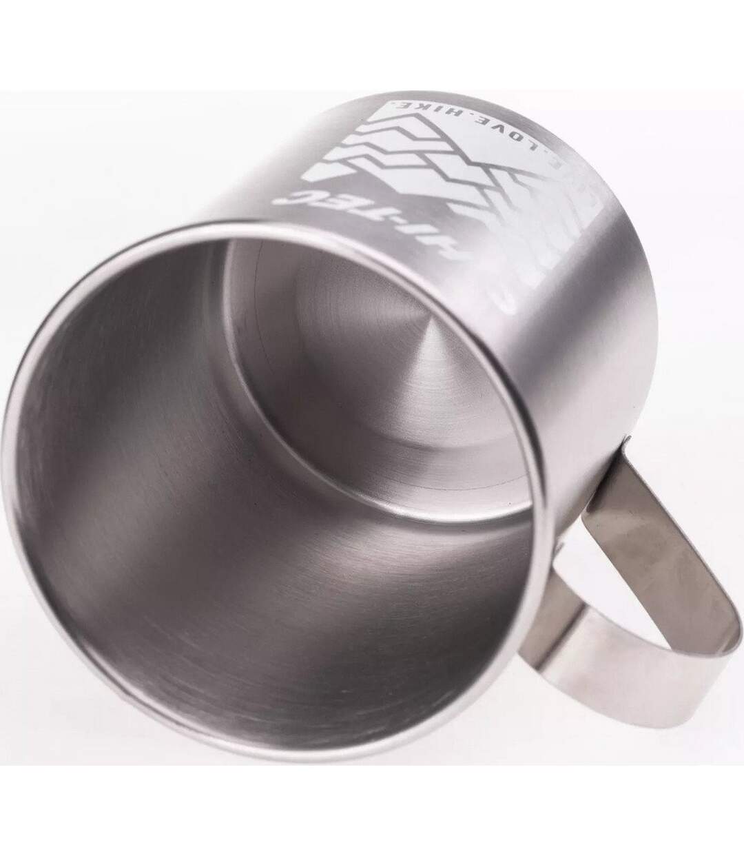 Mug De Camping Fuggi 350 Ml Gris Acier Blanc Hi-Tec-3