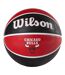 Ballon De Basket Motif/style Chicago Bulls Nba Team Taille 7 Noir Rouge Wilson-1