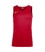 Mens Team V Neck Basketball Jersey University Red White Nike-1