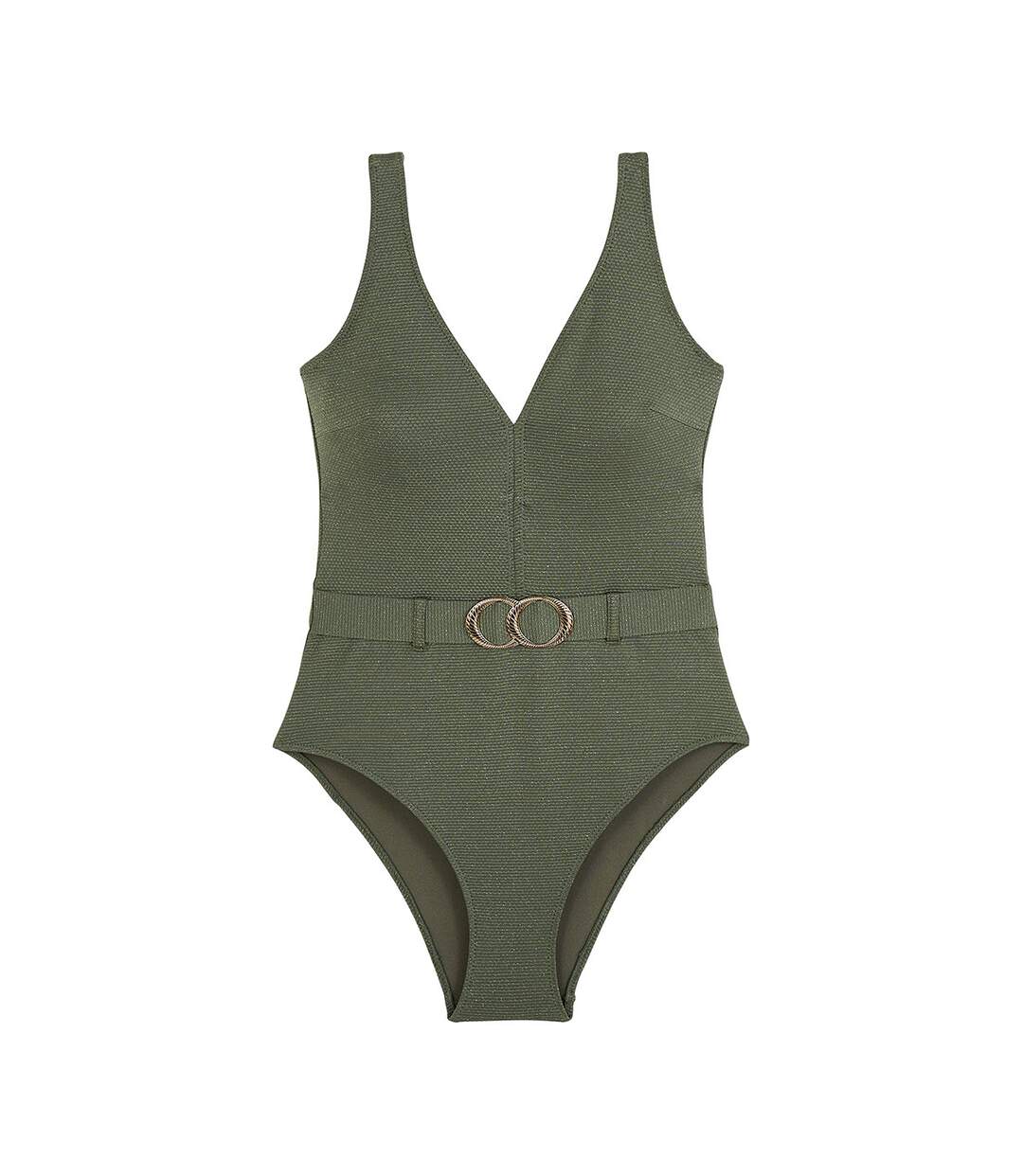 Maillot de bain 1 pièce kaki Holidays-1
