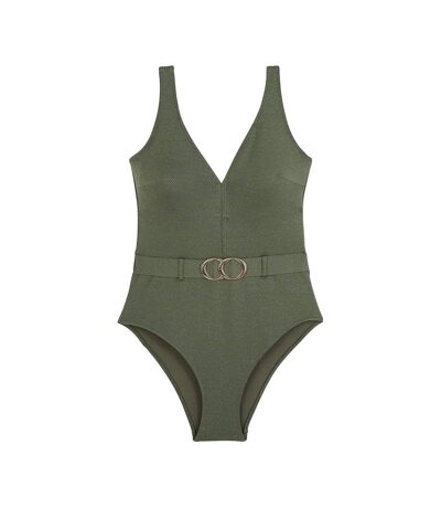 Maillot de bain 1 pièce kaki Holidays