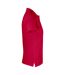 Womens/ladies Neptune Polo Shirt Red James Harvest-4