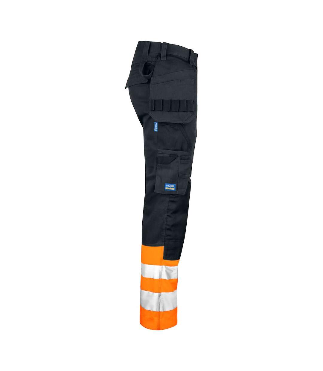 Mens hi-vis trousers orange/black Projob-4