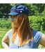 Ladies Cotton Peaked Denim Baker Boy Hat-5