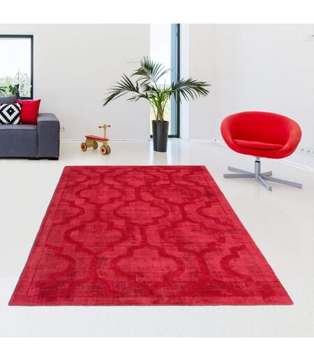 Tapis salon et chambre tufté en viscose motif scandinave RANO