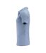 Womens/ladies American Supreme Polo Shirt Summer Blue James Harvest-3