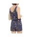 Combishort grises à motifs femme vero moda easy - m-2