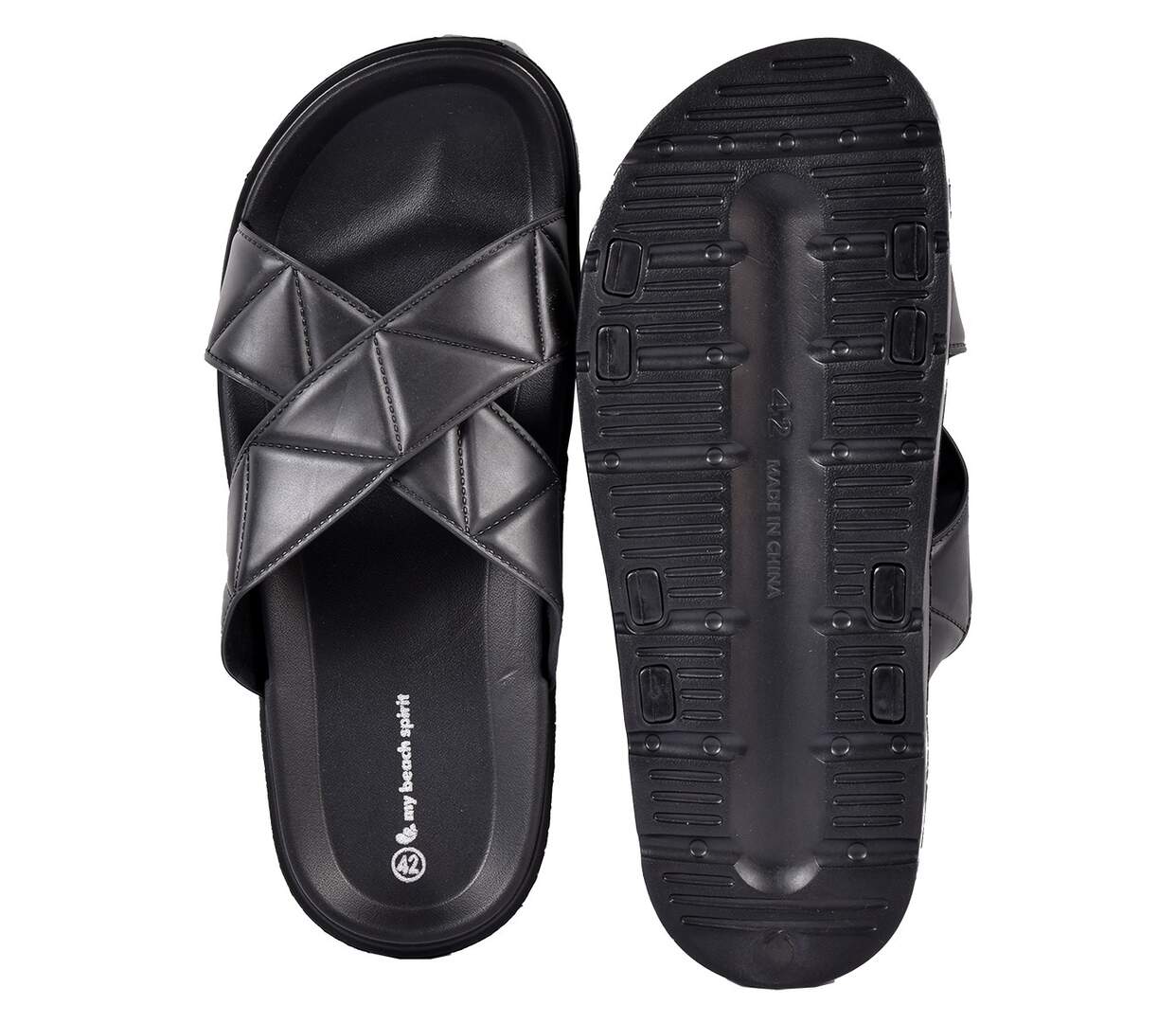 Sandales Mules CROISEE MBS01690 NOIR-4