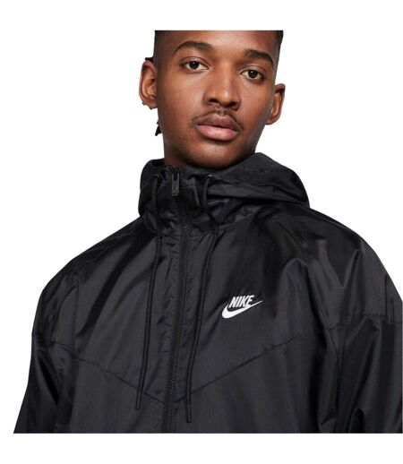 Veste Coupe-vent Homme Noir Blanc Nike