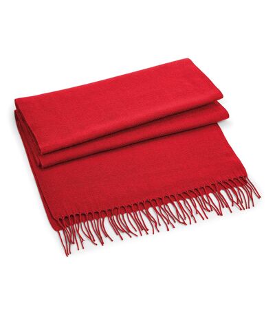 Beechfield Unisex Classic Woven Oversized Scarf (Classic Red) (One Size)