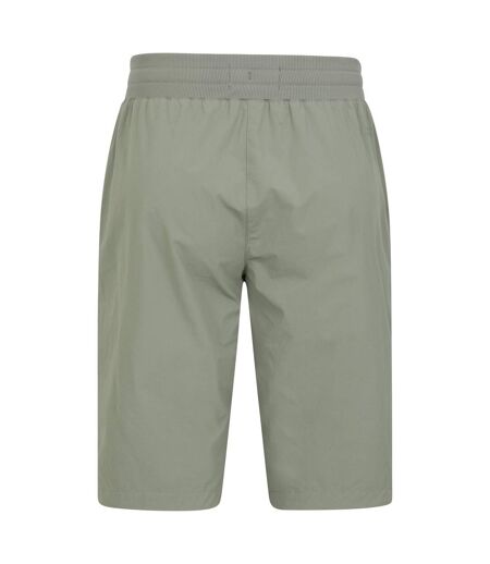 Womens/ladies Explorer Long Shorts Khaki Green Mountain Warehouse