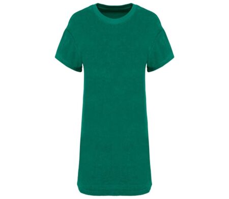 Robe écoresponsable en éponge - Femme - PAT5028 - vert malachite