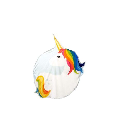 Serviette de Plage Licorne 150cm Blanc