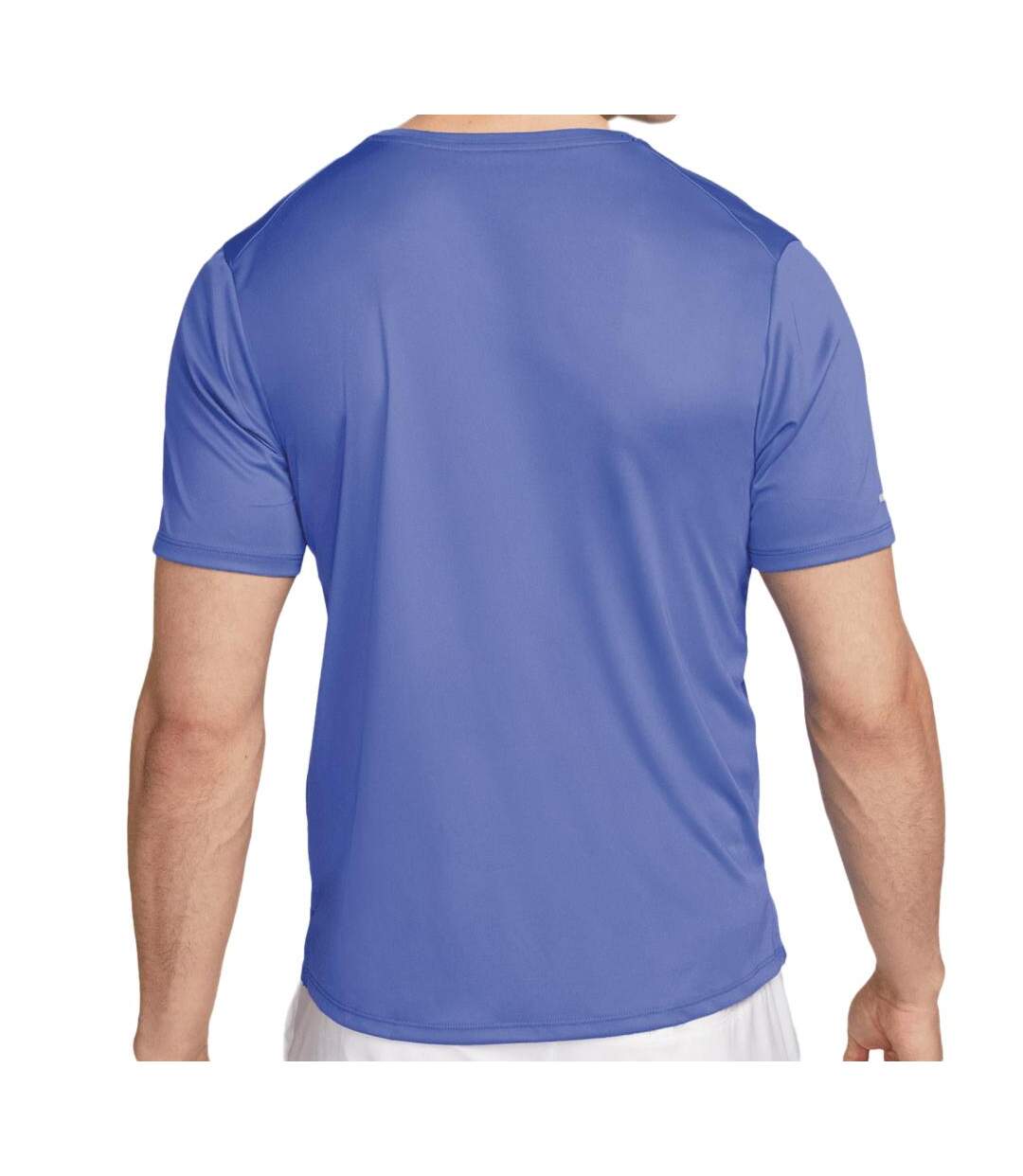 T-shirt Bleu Homme Nike Miler - L-2