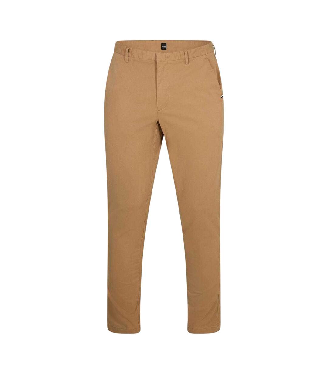 Mens Kaito3 Straight Leg Work Trousers Light Beige Boss-1
