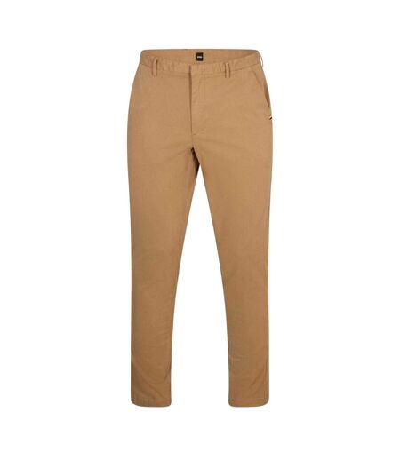 Mens Kaito3 Straight Leg Work Trousers Light Beige Boss