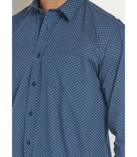 Chemise coton carreaux fantaisie
