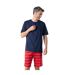 Pyjama court col T homme Nautique Eminence-1