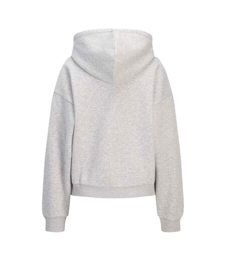 Womens/ladies Vesterbro Long-sleeved Hoodie Light Grey Melange JJXX