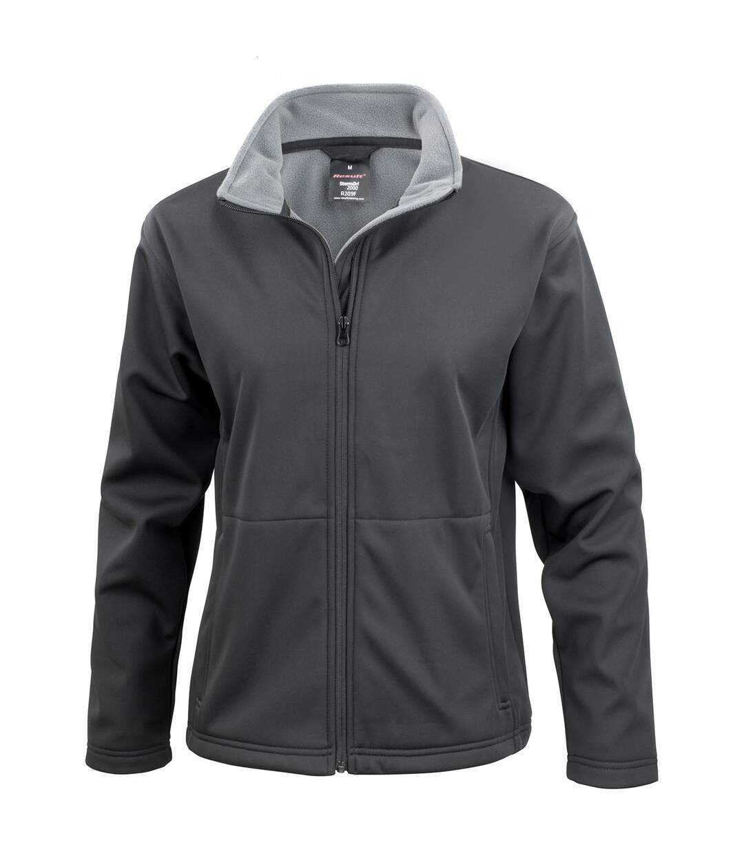 Womens/ladies Soft Shell Jacket Black Result Core-1