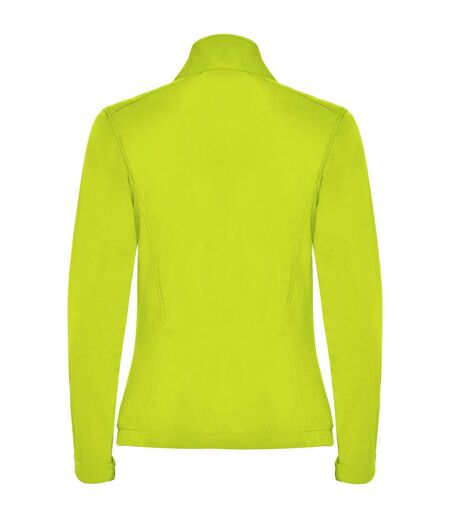 Veste Softshell Nebraska Femme Vert Néon Roly
