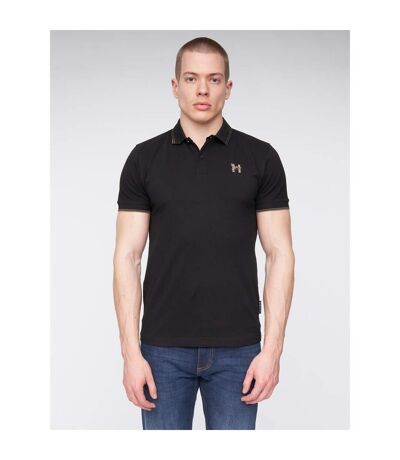 Polo henflare homme noir Henleys Henleys