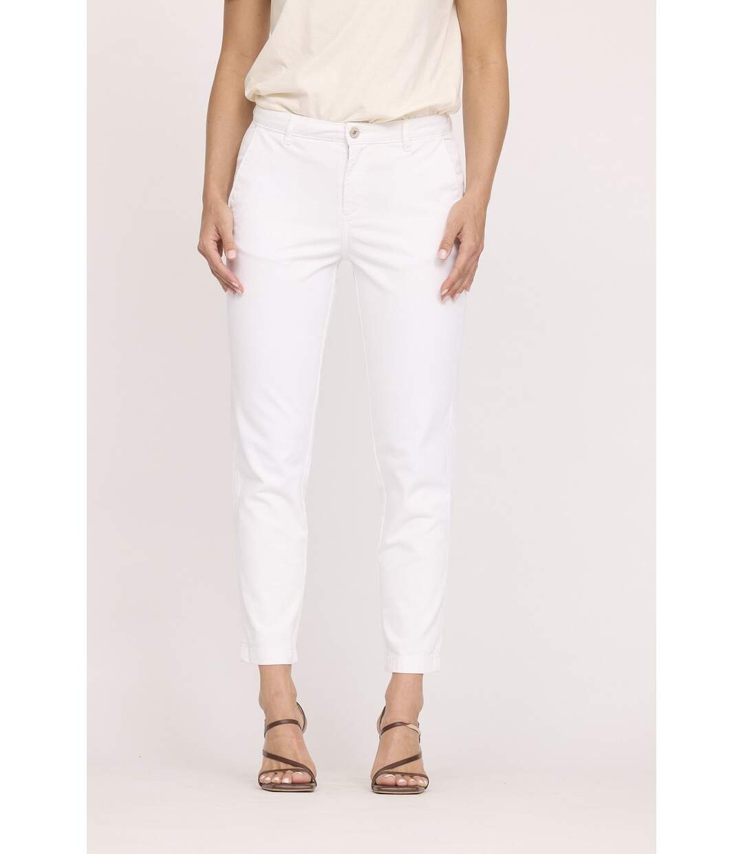 Pantalons JEMILA CR Optic white-2