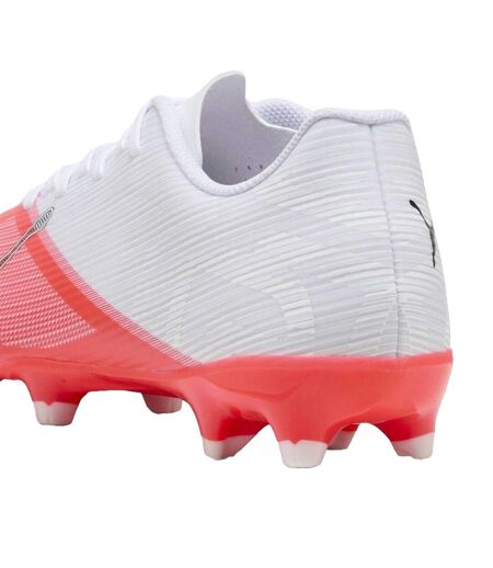 Mens Ultra 7.4 Firm Ground Football Boots White Red Puma