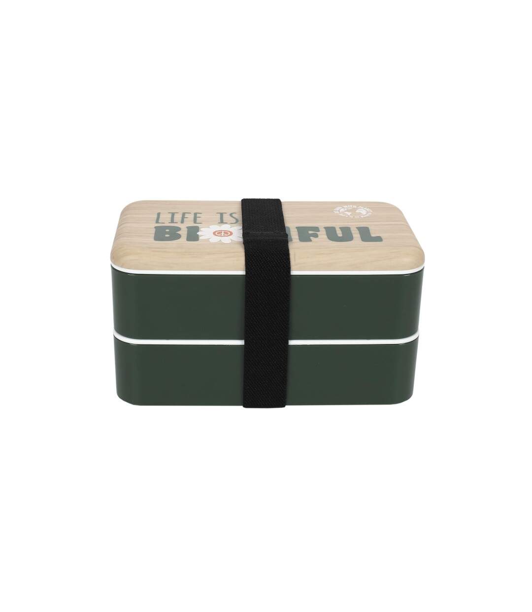Coffret Repas Lunch Box 4 Pièces 25cm Vert-2