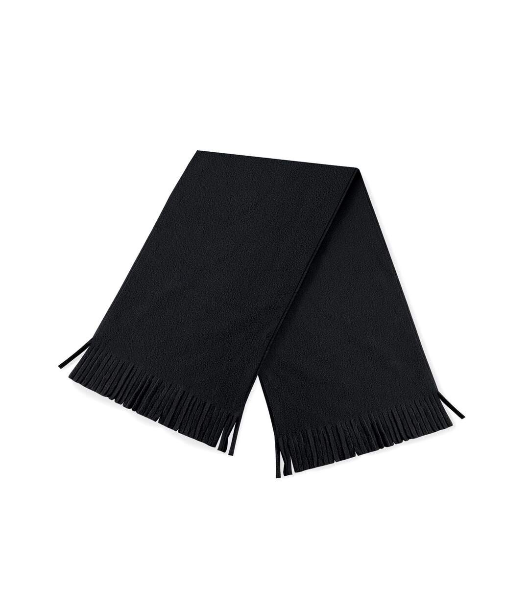 Unisex adult dolomite suprafleece scarf one size black Beechfield-1
