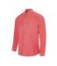 Mens Plain Cotton Blend Shirt Red Firetrap-3