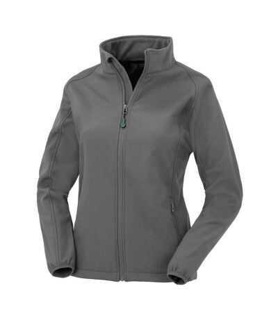 Result Genuine Recycled Womens/Ladies Printable Soft Shell Jacket (Workguard Grey)
